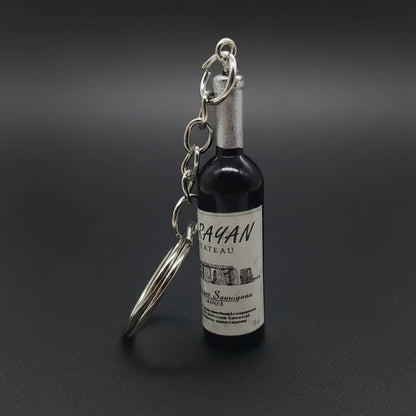 Wine Bottle Keychain