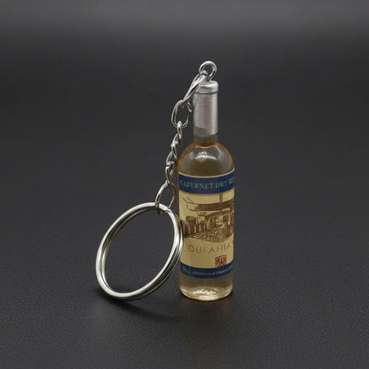 Wine Bottle Keychain