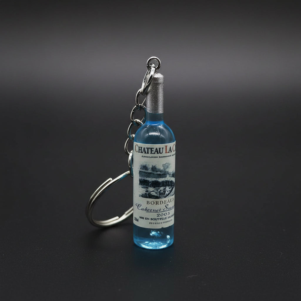 Wine Bottle Keychain