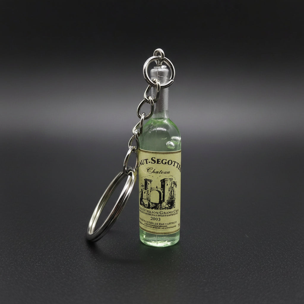 Wine Bottle Keychain